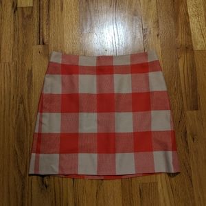 Buffalo check skirt